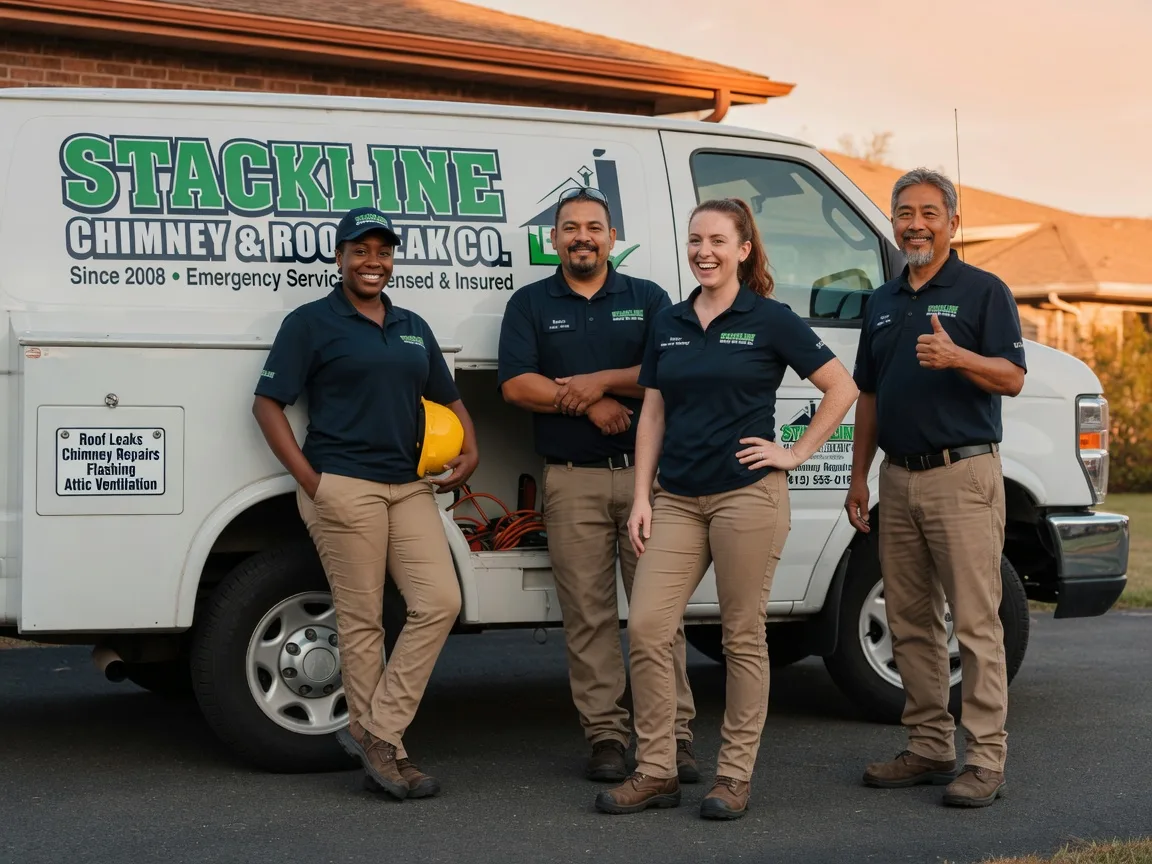 Chimney flashing repair company in Glenmora, LA
